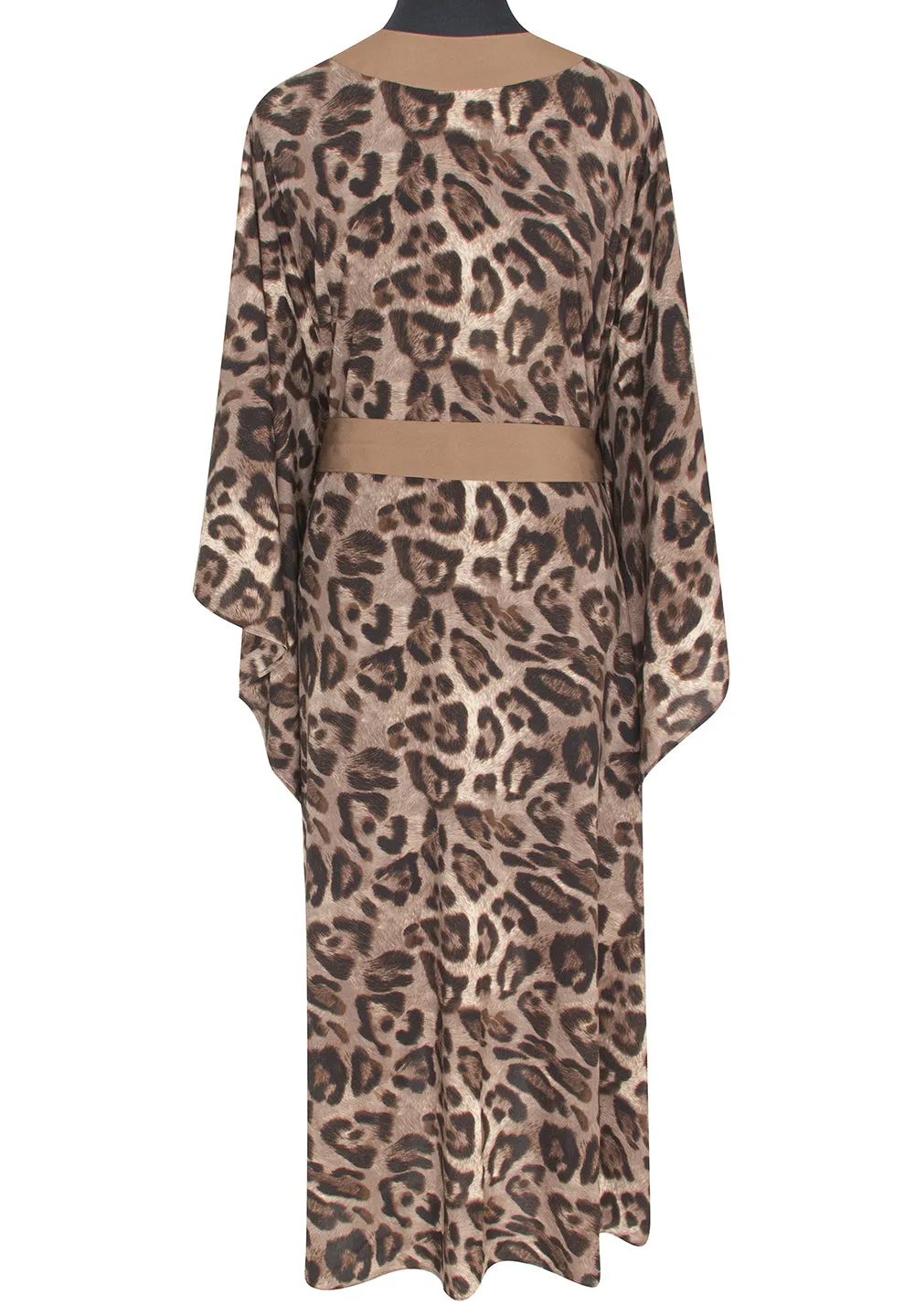 Safari - Grey Leo Kimono (Light Taupe)