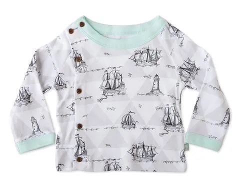 Sailor Collection Kimono Top Boat