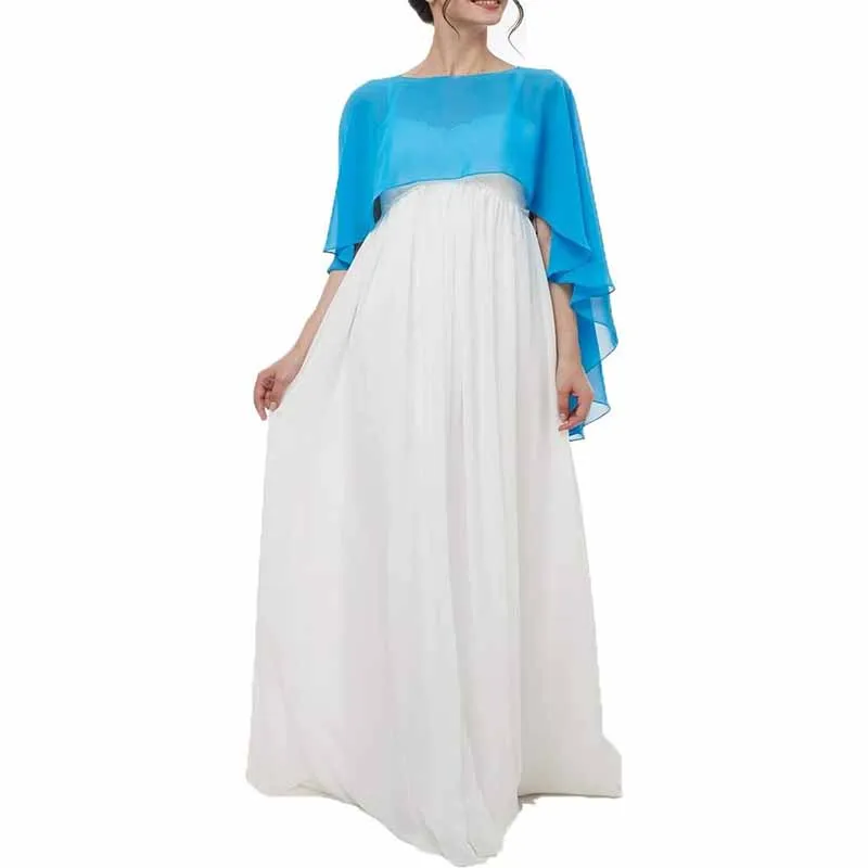 Sheer Shawls Chiffon Capes Wraps For Evening Dresses Soft Wedding Cover Up