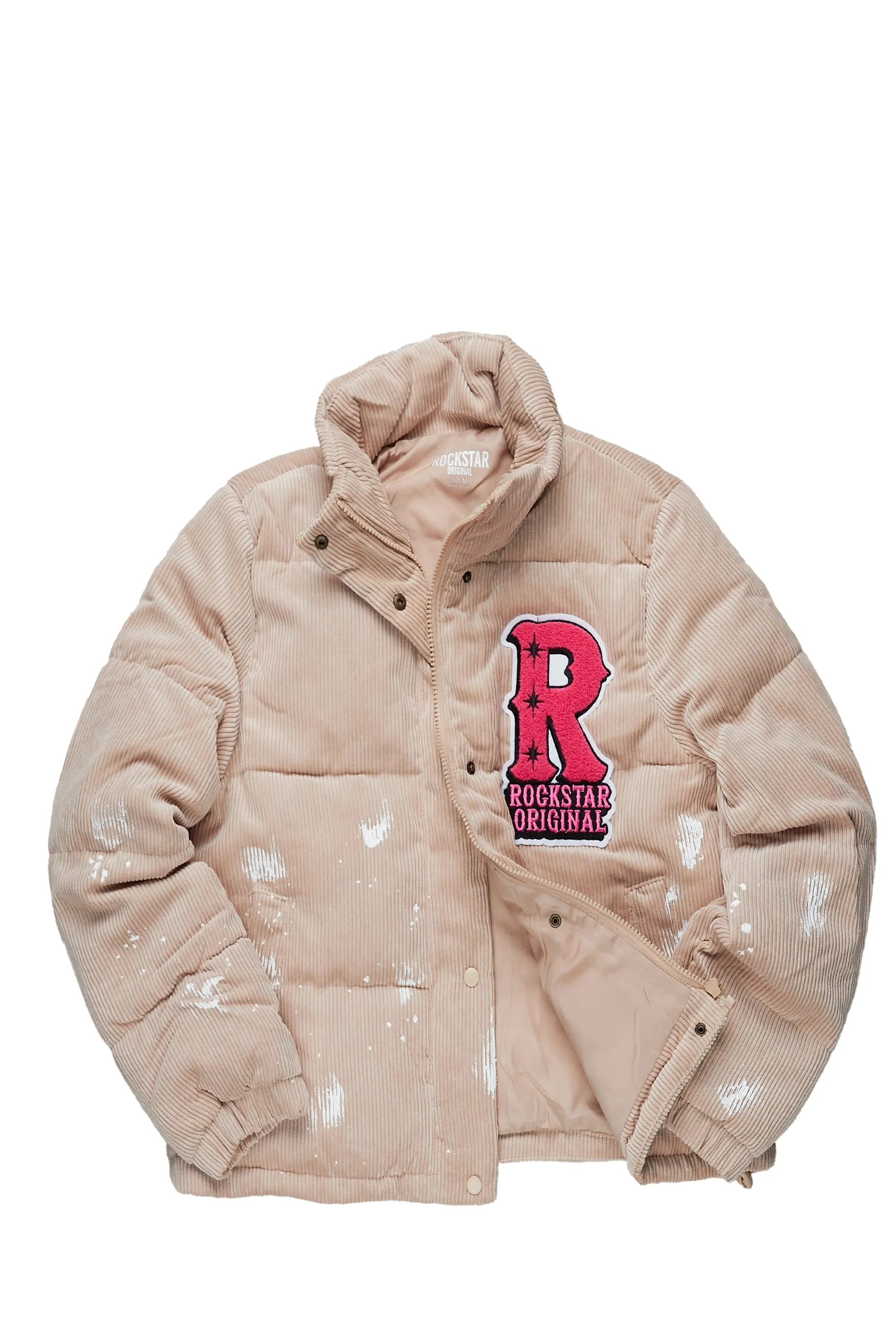 Shirika Beige Puffer Jacket