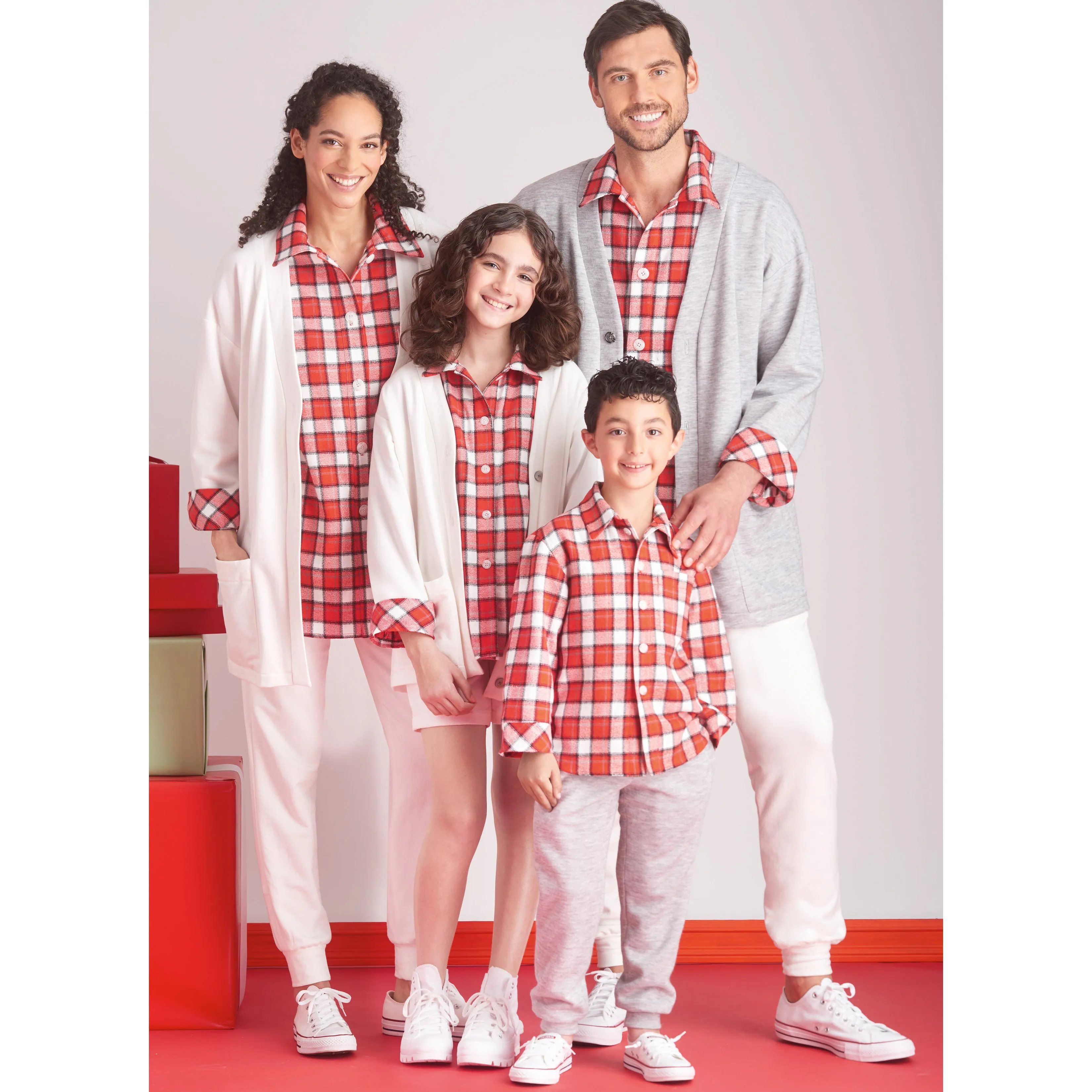 Simplicity pattern 9691 Girls', Boys' and Adults' Loungewear