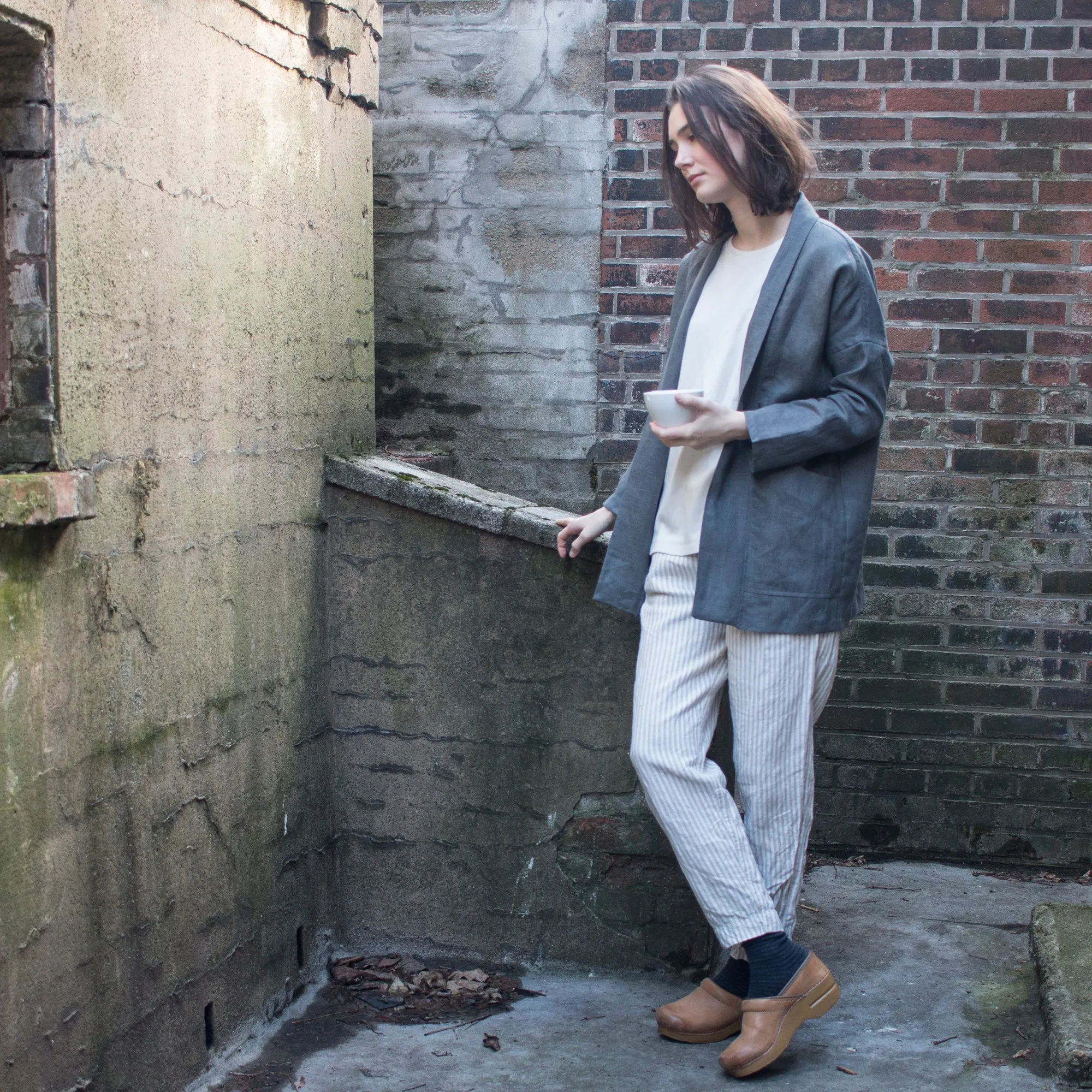 Slate Linen Jacket