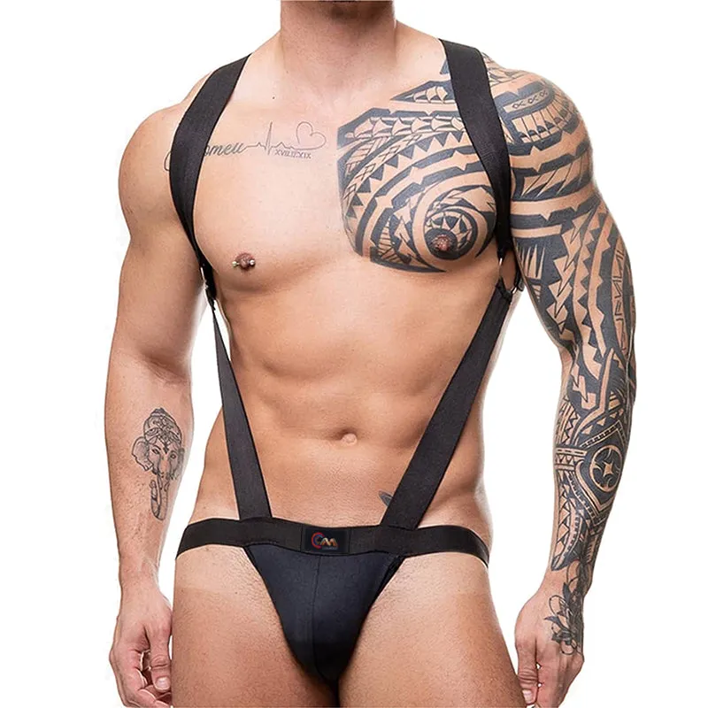 Solid Bandage Strap Style Brief Underwear