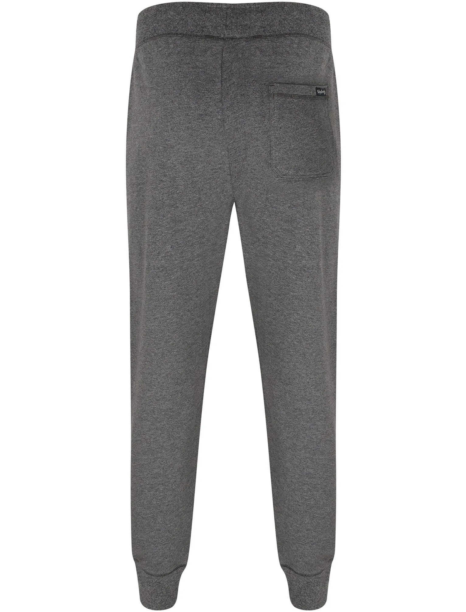 Southwood Brush Back Fleece Cuffed Joggers In Charcoal - Tokyo Laundry