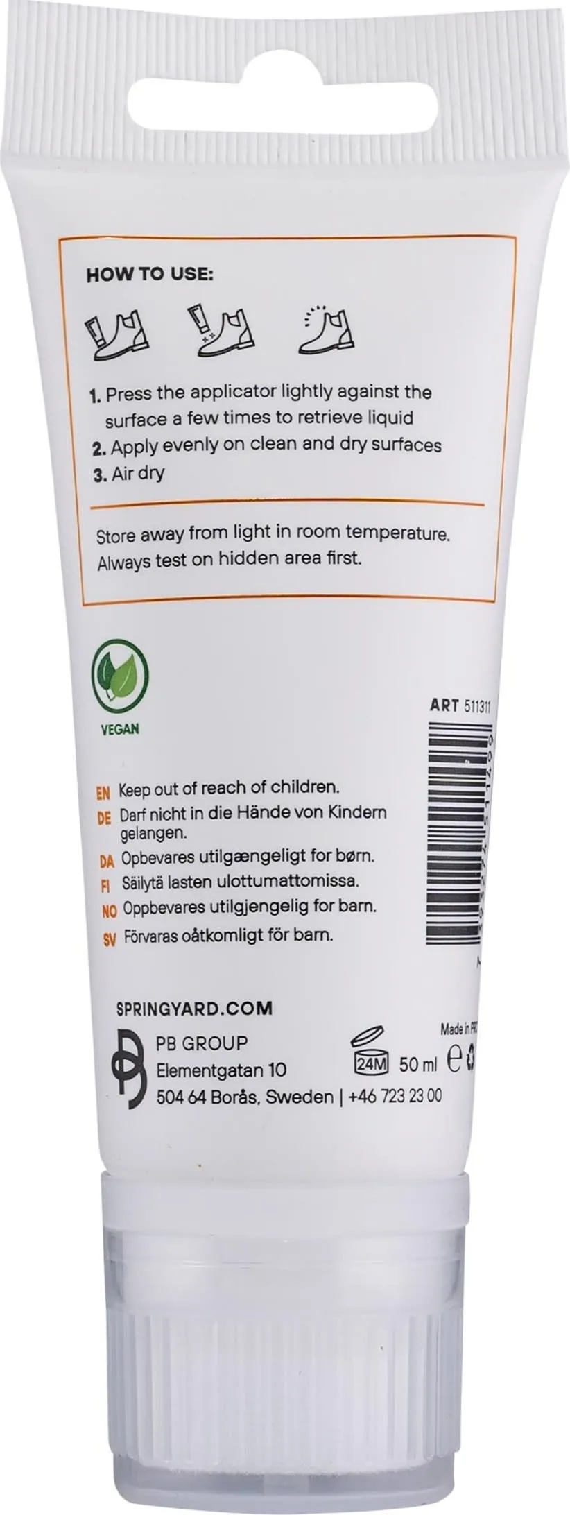 Springyard Shoe Cream Neutral | Buy Springyard Shoe Cream Neutral here | Outnorth