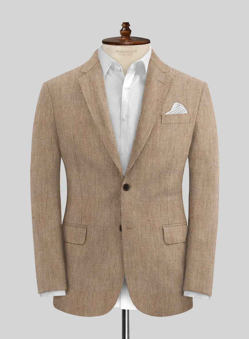 Stylbiella Spring Maple Khaki Linen Jacket