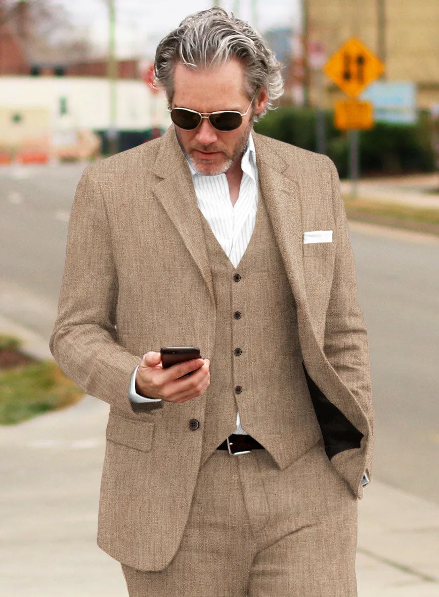 Stylbiella Spring Maple Khaki Linen Jacket