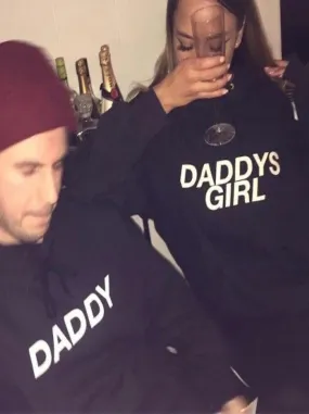 SXV  'daddy's girl’ Printed Cool Aesthetic Sweatshirt Hoodie