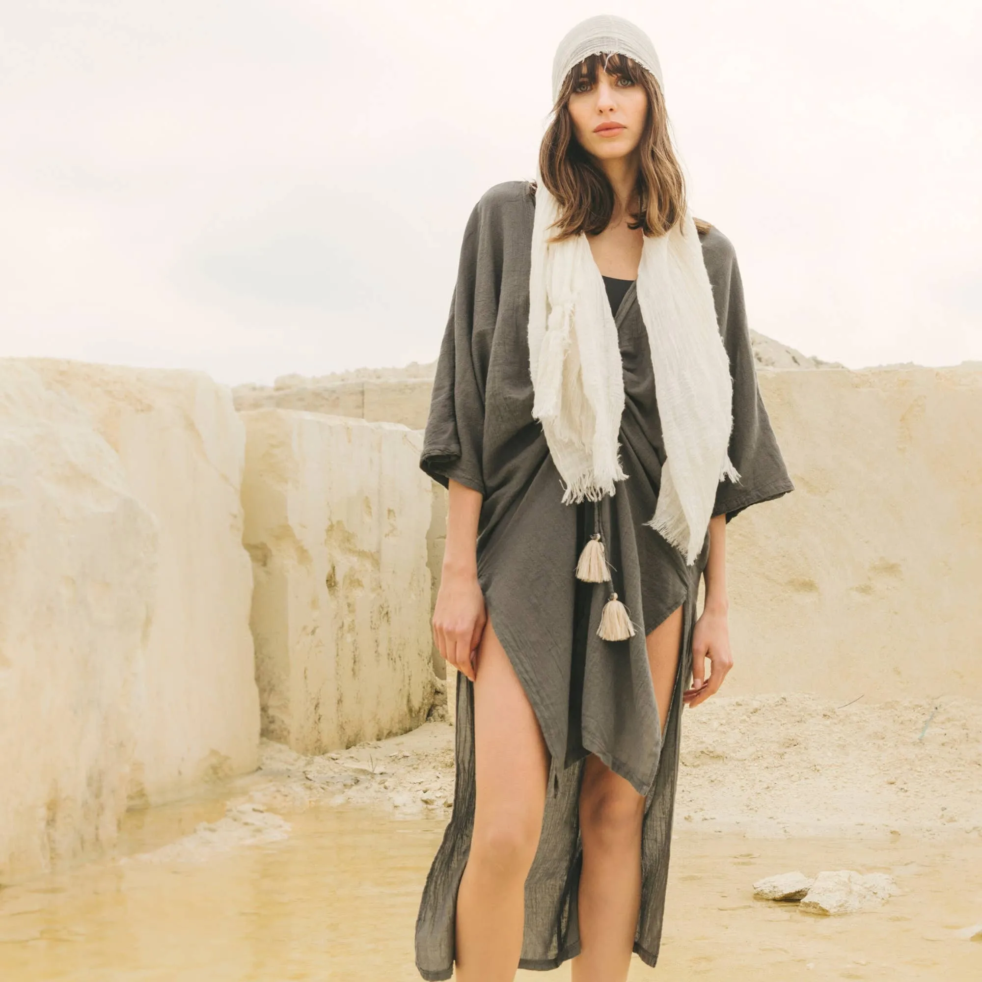 The Handloom Misty Kimono