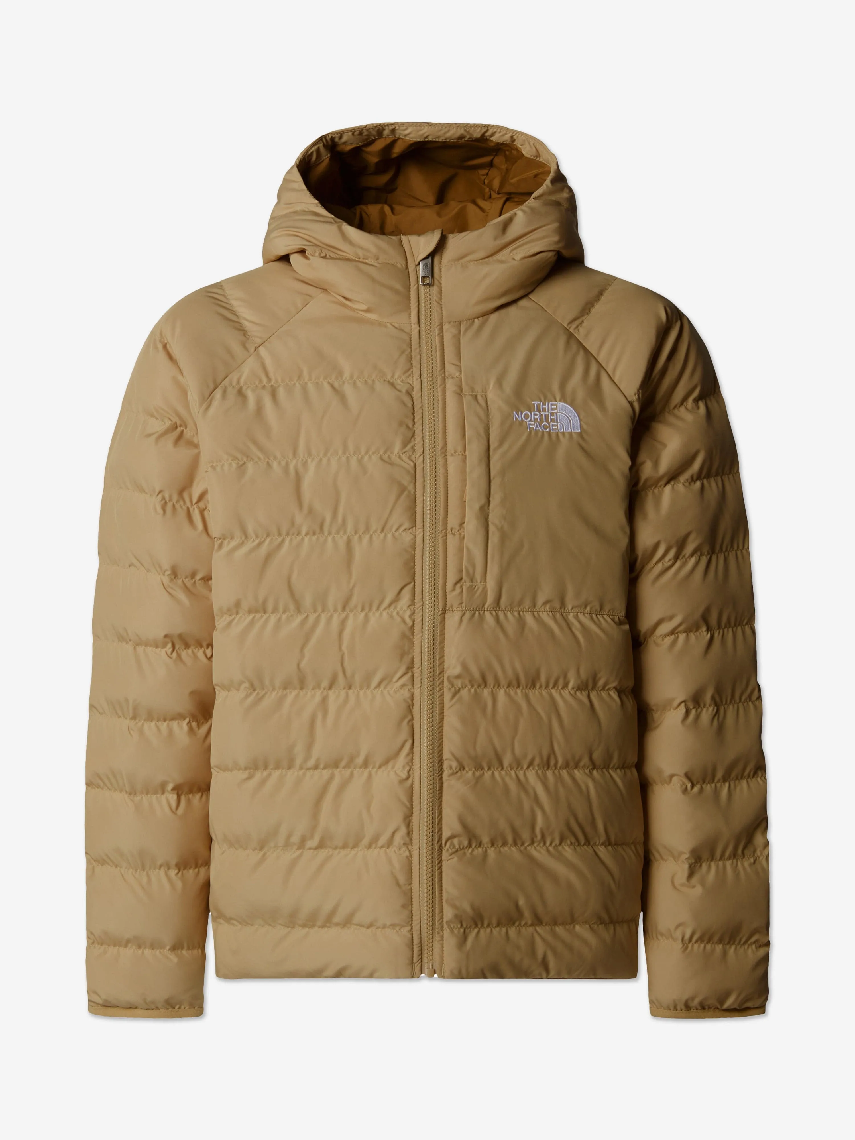 The North Face Boys Reversible Perrito Hooded Jacket in Beige