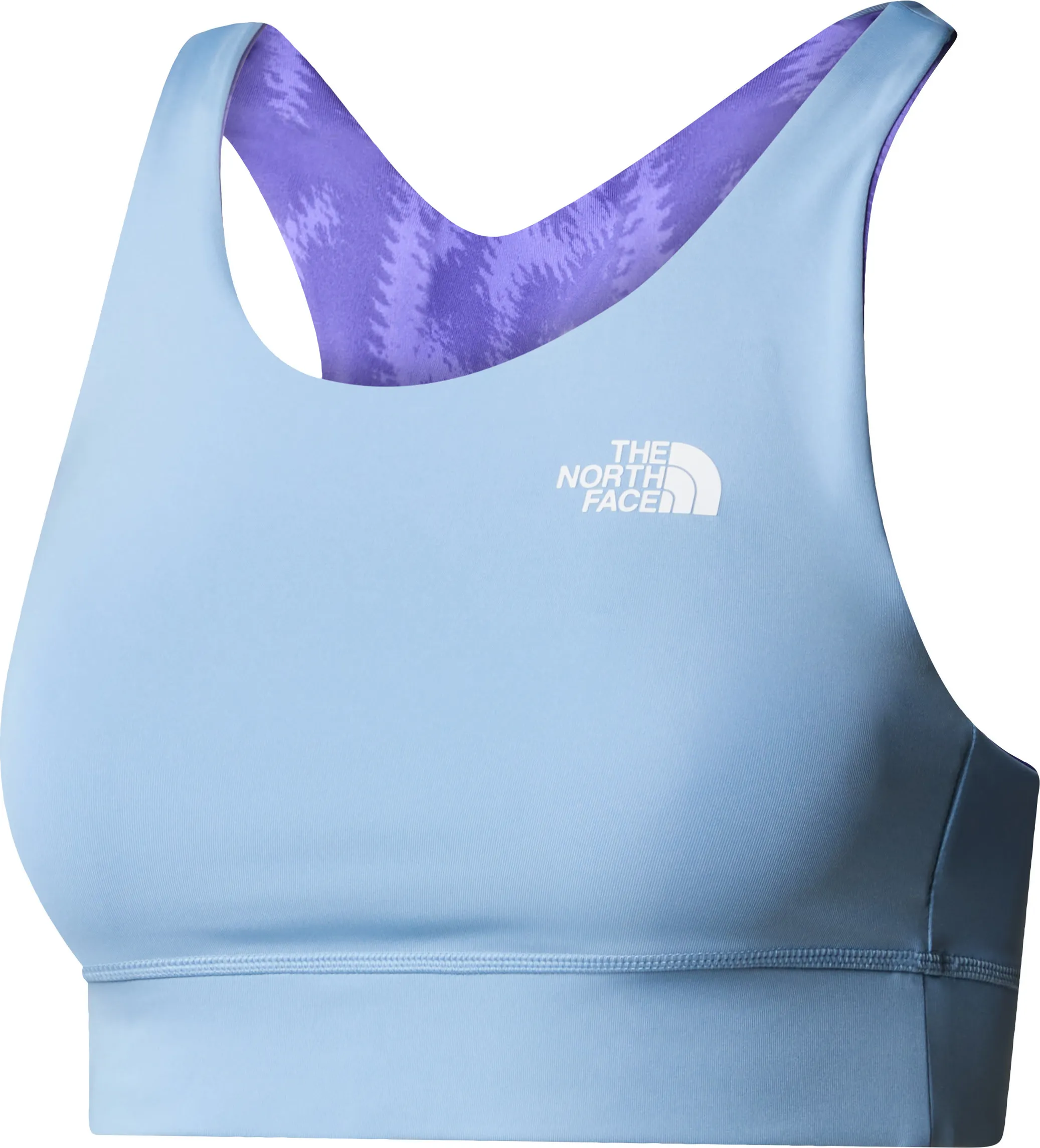 The North Face Women&#x27;s Flex Printed Bra Optic Violet Abstract Pitcher Plant Print | Buy The North Face Women&#x27;s Flex Printed Bra Optic Violet Abstract Pitcher Plant Print here | Outnorth