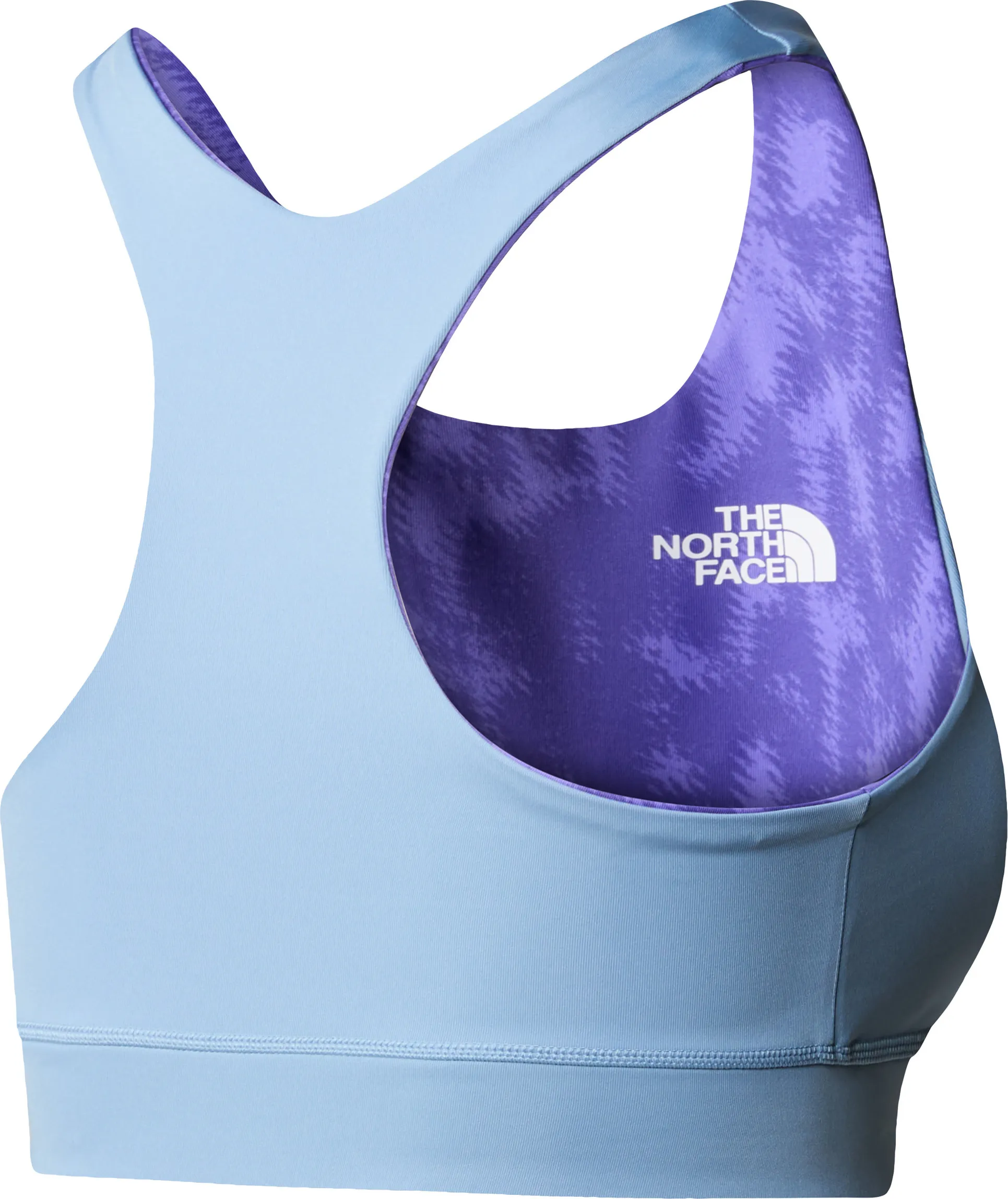 The North Face Women&#x27;s Flex Printed Bra Optic Violet Abstract Pitcher Plant Print | Buy The North Face Women&#x27;s Flex Printed Bra Optic Violet Abstract Pitcher Plant Print here | Outnorth