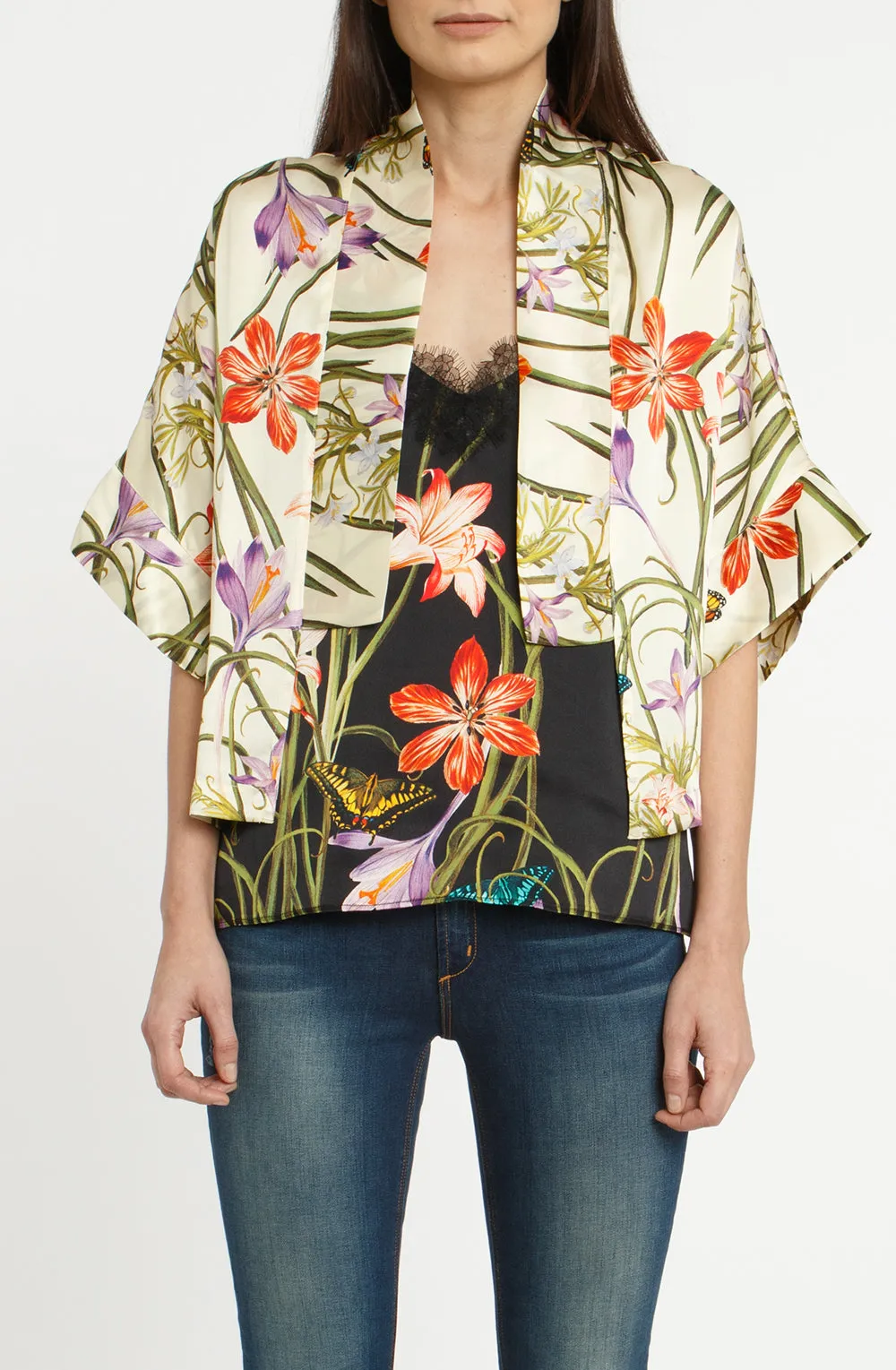 The Silk Kimono   Botanica Ivory