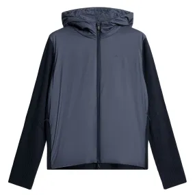 Thierry Hybrid Knit Hoodie JL Navy - AW24