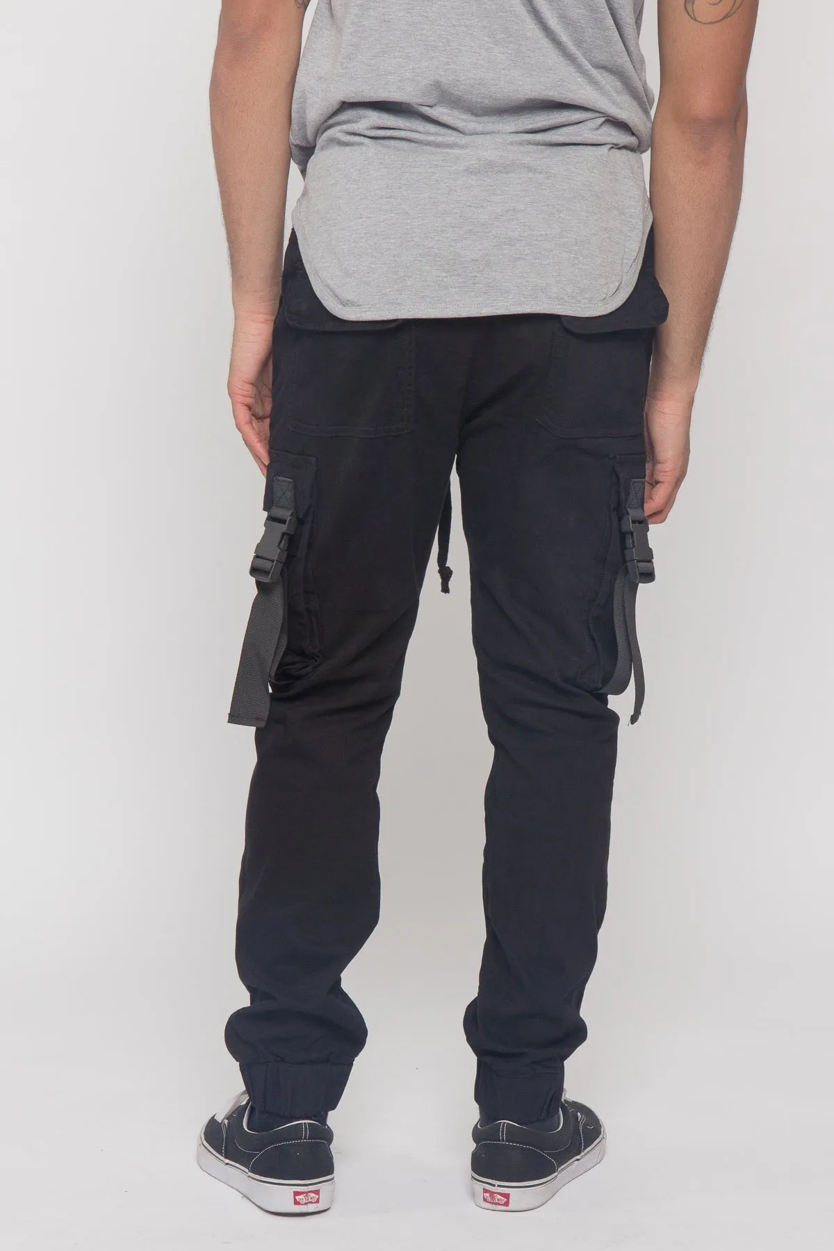 Utility Buckled Jogger Pants