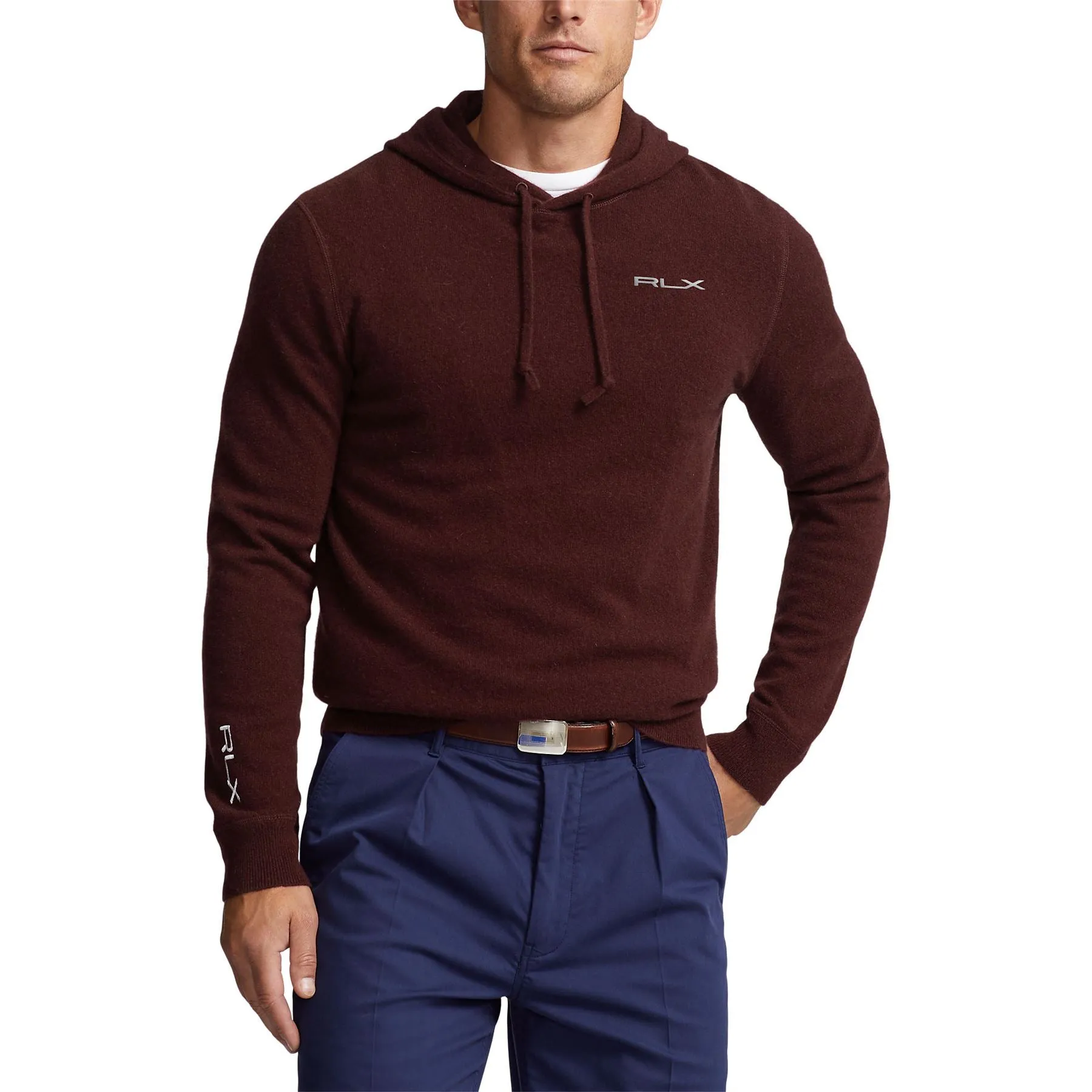 Washable Cashmere Hoodie Harvard Wine - AW23