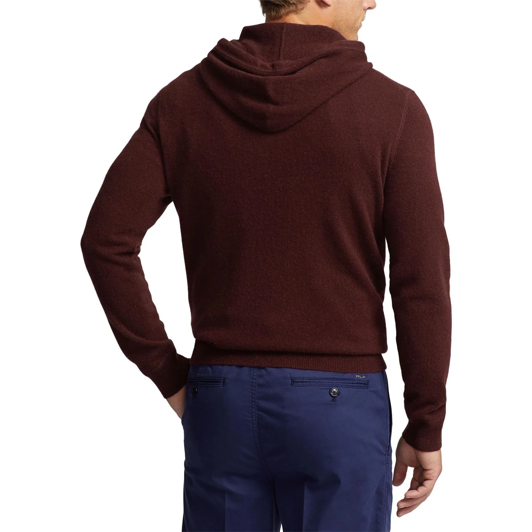 Washable Cashmere Hoodie Harvard Wine - AW23