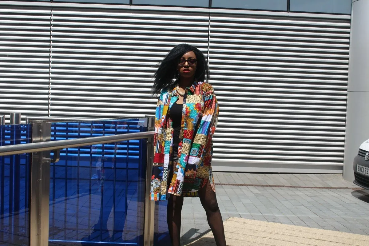 Women's African Shirt - Patchwork Shirt