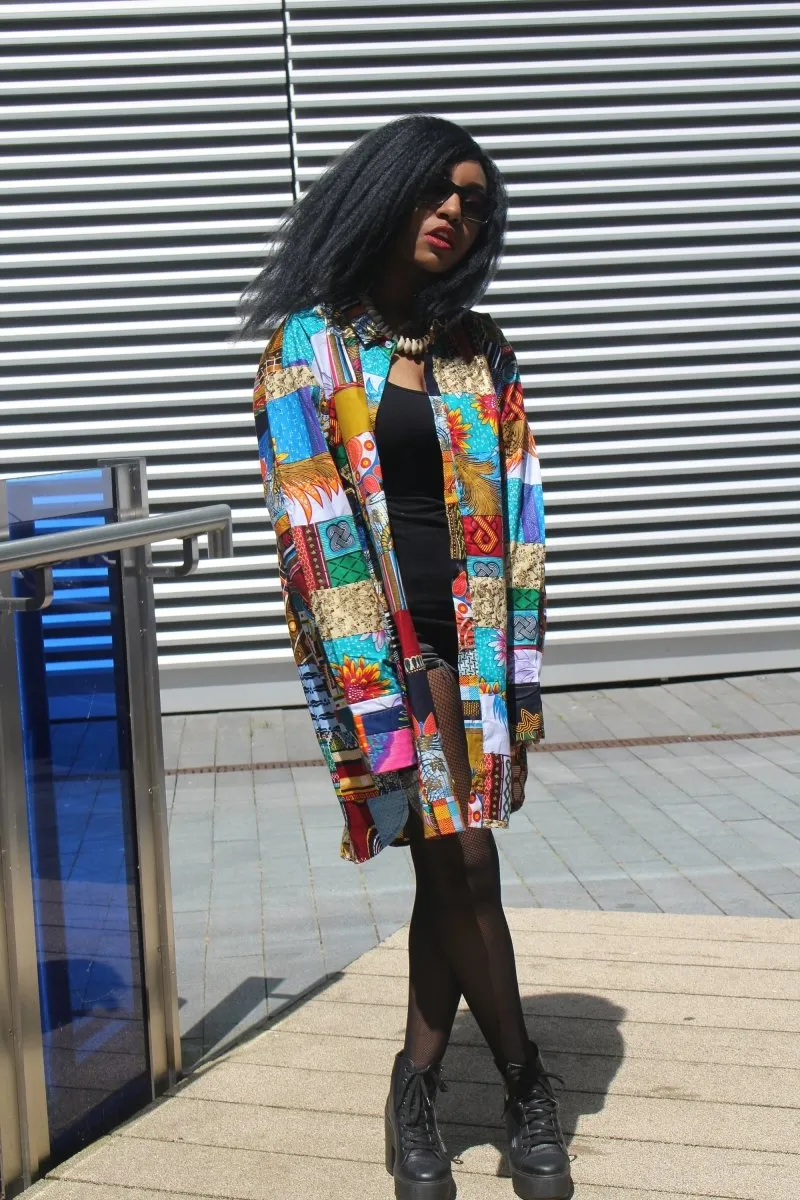 Women's African Shirt - Patchwork Shirt