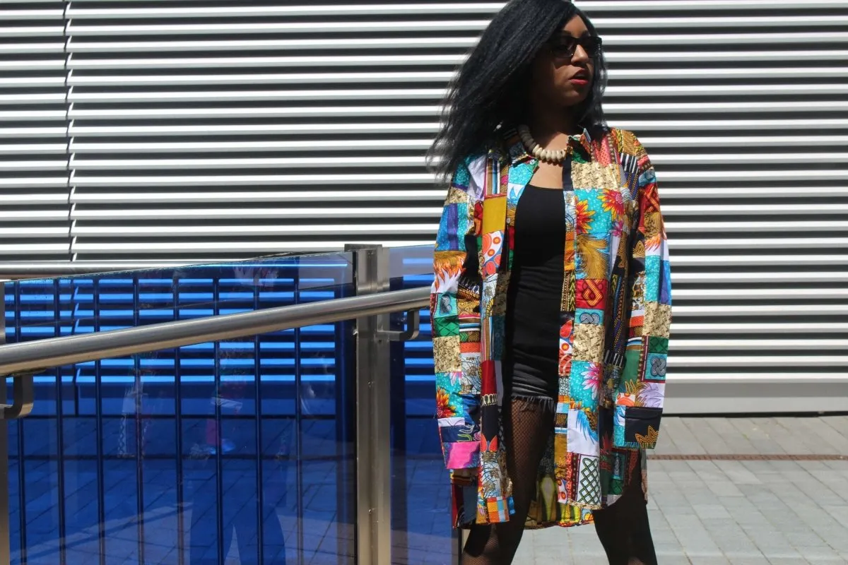 Women's African Shirt - Patchwork Shirt