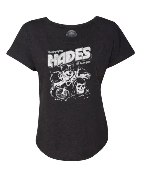 Women's Greetings from Hades Scoop Neck T-Shirt