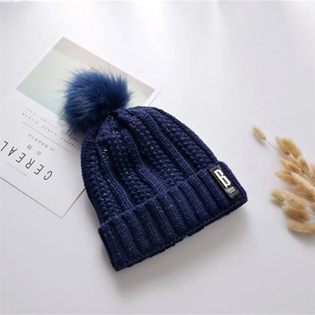 Wool Knitted Hats Women INS Hot Sale Beanie Caps