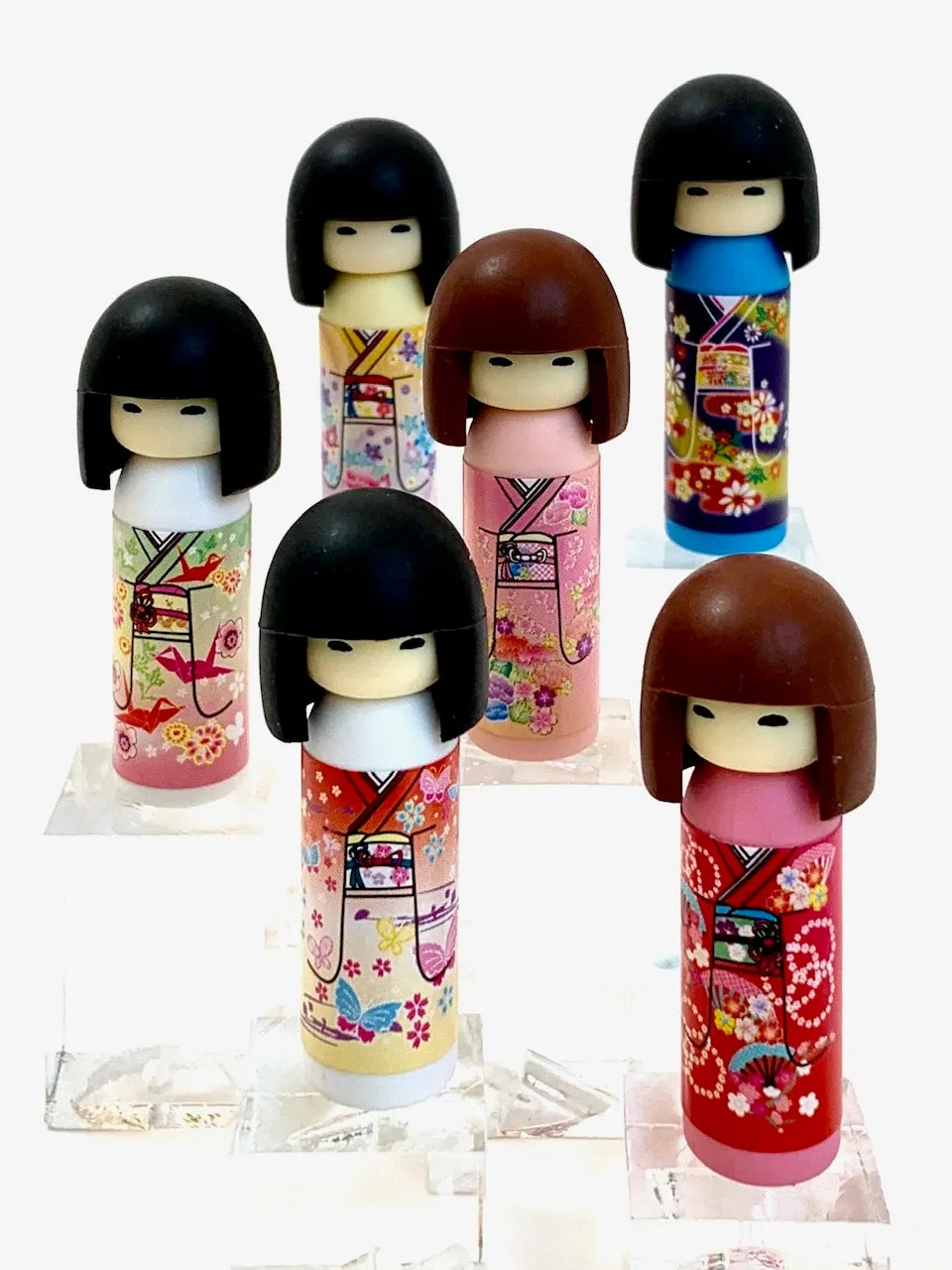 X 38003 Iwako Kokeshi Japanese Doll Eraser-DISCONTINUED