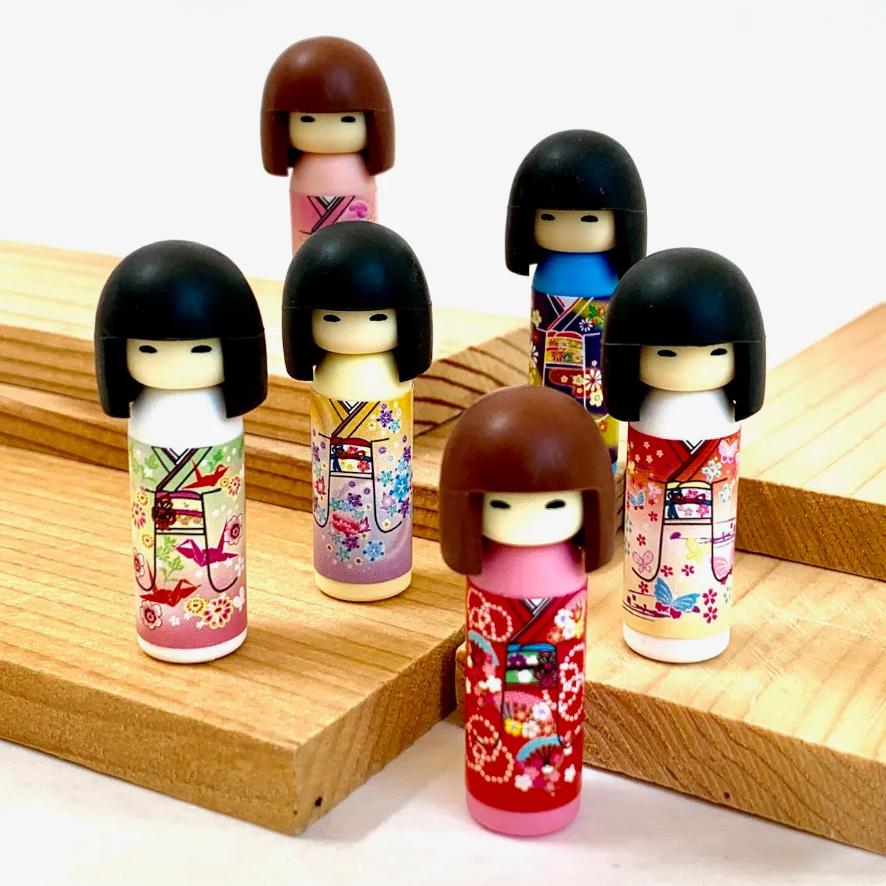 X 38003 Iwako Kokeshi Japanese Doll Eraser-DISCONTINUED