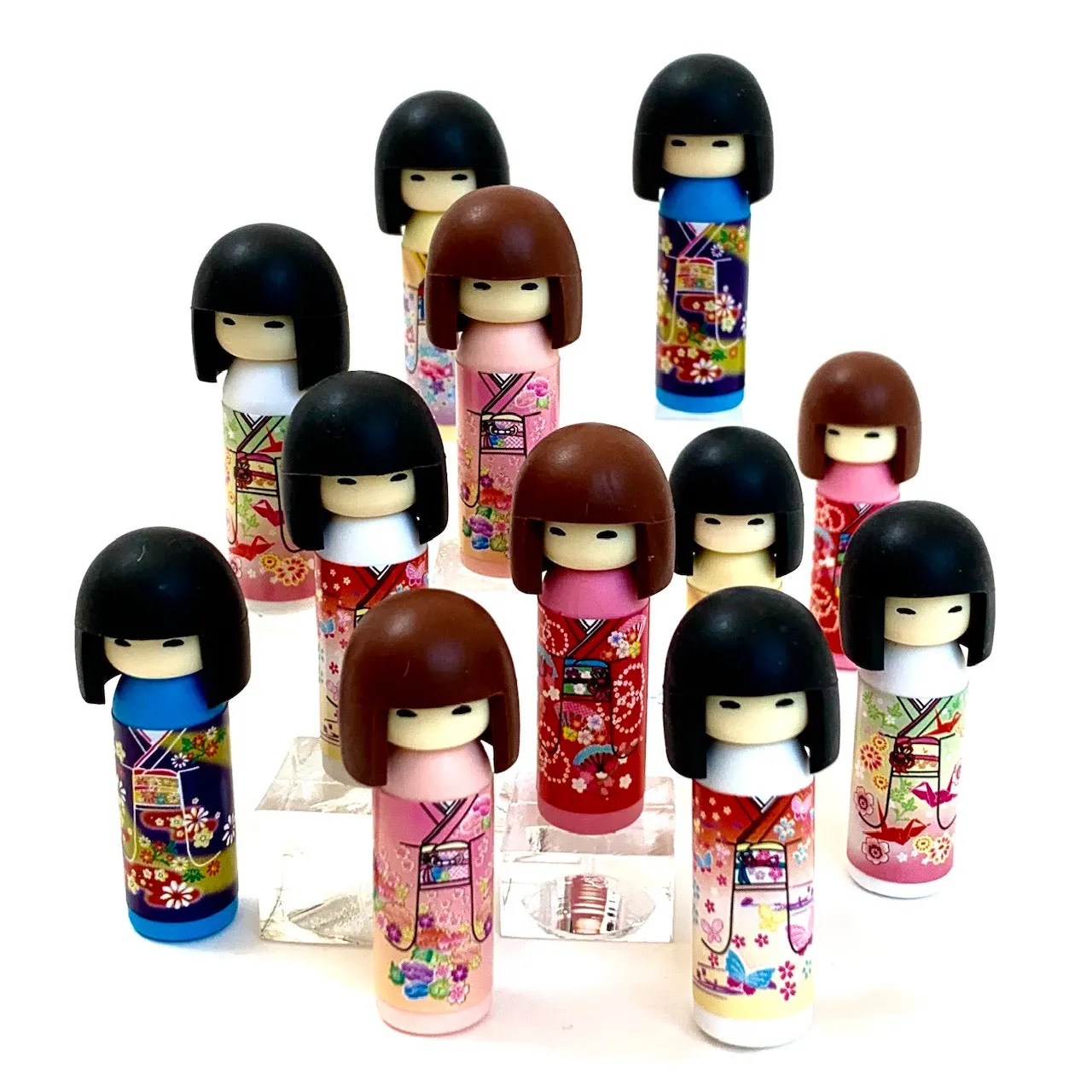 X 38003 Iwako Kokeshi Japanese Doll Eraser-DISCONTINUED