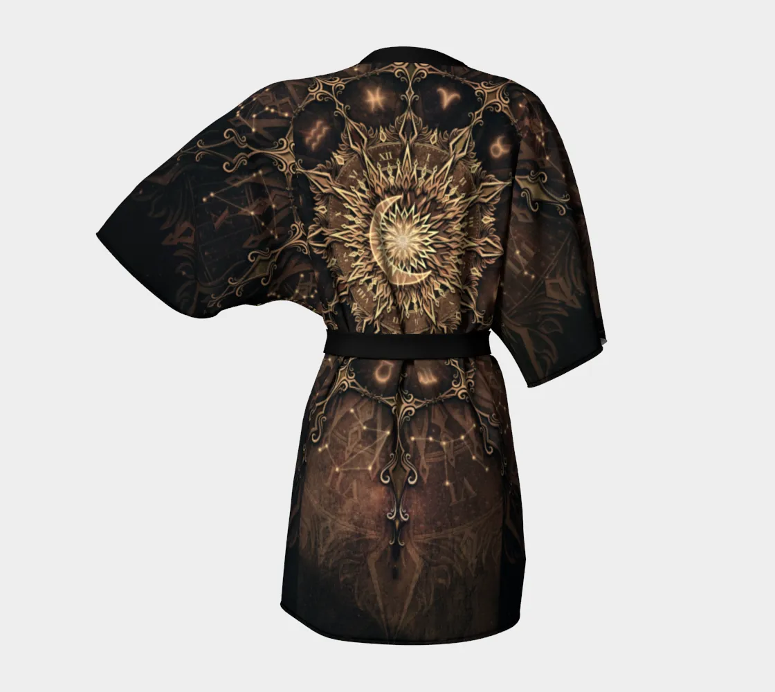 Zodiac Calendar - Earth | Kimono Robe | Mandalazed